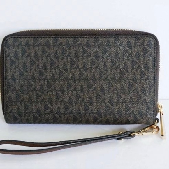 Michael Kors Brown Wristlet Wallet - Picture 7 of 8